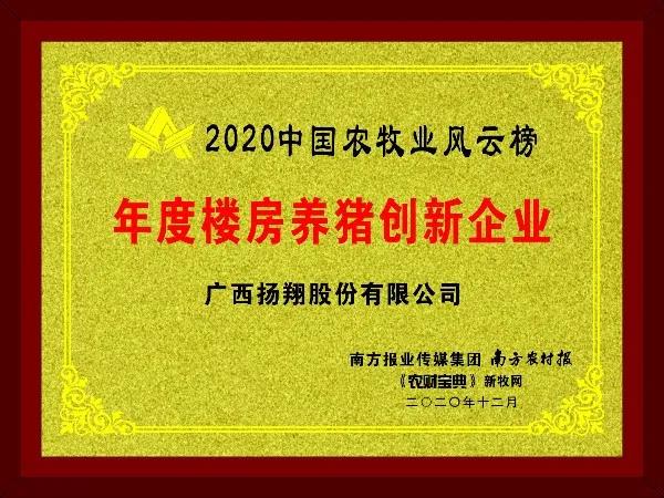 年终回顾|科技改变养猪业！2020扬翔荣誉满满（二）