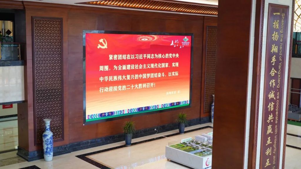 奋进新征程 笃行向未来！扬翔股份集中组织收看这场盛会